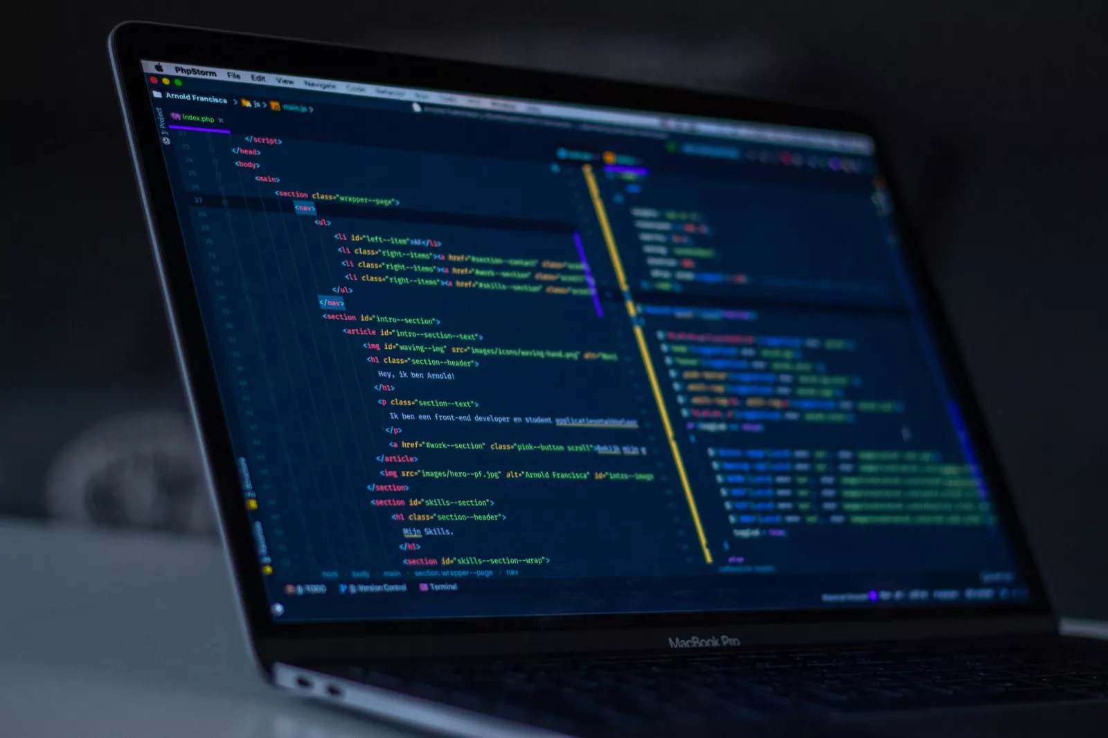 Custom software development — code and engineering